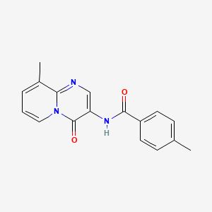 4-Methyl-N-{9-methyl-4-oxo-4H-pyrido[1,2-A]pyrimidin-3-YL}benzamide