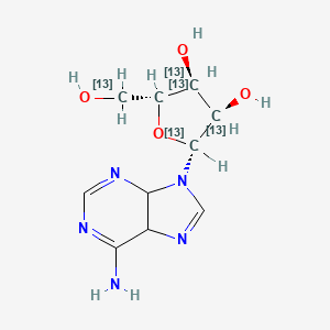 B1146131 Adenosine-13C5 CAS No. 159496-13-6