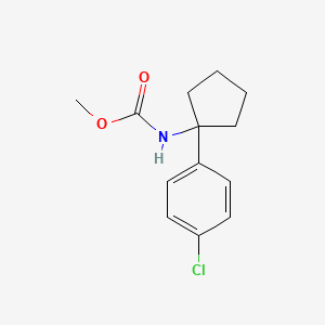 Methyl [1-(4-chlorophenyl)cyclopentyl]carbamate