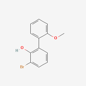 molecular formula C13H11BrO2 B1146152 3-Bromo-2'-methoxy-biphenyl-2-OL CAS No. 141778-89-4