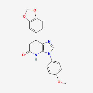 7-(1,3-benzodioxol-5-yl)-3-(4-methoxyphenyl)-3,4,6,7-tetrahydro-5H-imidazo[4,5-b]pyridin-5-one