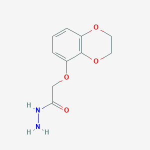 2-(2,3-Dihydro-1,4-benzodioxin-5-yloxy)acetohydrazide