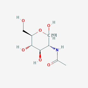 molecular formula C₇¹³CH₁₅NO₆ B1146163 N-乙酰-D-[1-13C]葡萄糖胺 CAS No. 253679-94-6