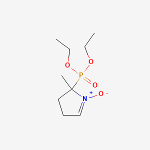 molecular formula C9H18NO4P B1146169 5-(二乙基膦酰基)-5-甲基-1-吡咯啉N-氧化物 CAS No. 157230-67-6