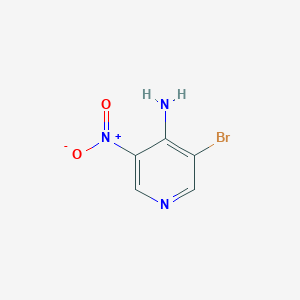 molecular formula C5H4BrN3O2 B114618 3-溴-5-硝基吡啶-4-胺 CAS No. 89284-05-9