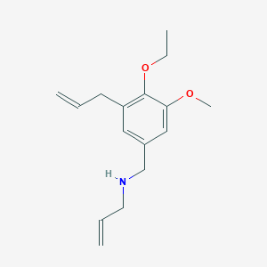 N-[4-ethoxy-3-methoxy-5-(prop-2-en-1-yl)benzyl]prop-2-en-1-amine