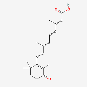molecular formula C₂₀H₂₃D₃O₃ B1146187 4-酮 13-顺视黄酸 CAS No. 1185241-31-9