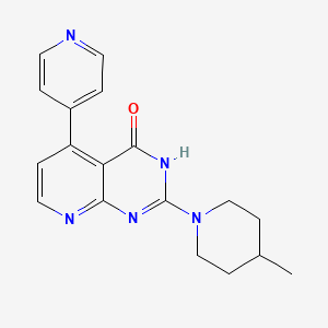 2-(4-Methylpiperidin-1-yl)-5-(pyridin-4-yl)-3H-pyrido[2,3-d]pyrimidin-4-one