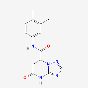 N-(3,4-dimethylphenyl)-5-oxo-4,5,6,7-tetrahydro[1,2,4]triazolo[1,5-a]pyrimidine-7-carboxamide