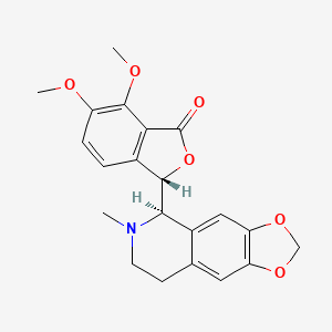 molecular formula C₂₁H₂₁NO₆ B1146198 β-小檗碱 CAS No. 60594-55-0