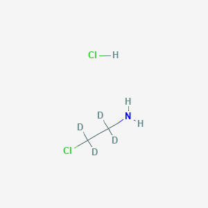 molecular formula C₂H₃D₄Cl₂N B1146207 2-Chloro-ethanamine-d4 Hydrochloride CAS No. 172333-26-5