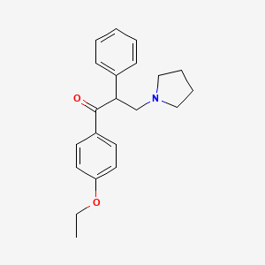 1-(4-Ethoxyphenyl)-2-phenyl-3-(pyrrolidin-1-yl)propan-1-one