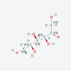molecular formula ¹³C₆H₁₂O₆ B1146213 D-果糖-13C6 CAS No. 201595-65-5