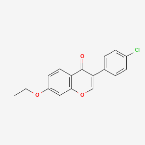 3-(4-Chlorophenyl)-7-ethoxychromen-4-one