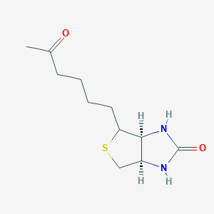 molecular formula C₁₁H₁₈N₂O₂S B1146226 5-Oxohexyl Biotin CAS No. 1160188-05-5