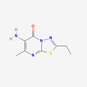 6-amino-2-ethyl-7-methyl-5H-[1,3,4]thiadiazolo[3,2-a]pyrimidin-5-one