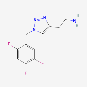 2-[1-(2,4,5-trifluorobenzyl)-1H-1,2,3-triazol-4-yl]ethanamine