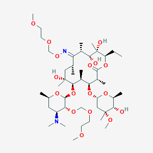 molecular formula C₄₅H₈₄N₂O₁₇ B1146246 2'-O-[(2-甲氧基乙氧基)甲基]罗红霉素 CAS No. 425365-66-8