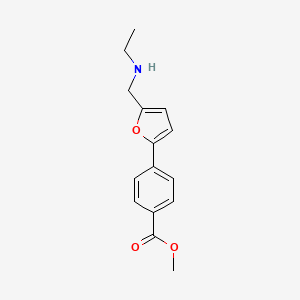 Methyl 4-{5-[(ethylamino)methyl]furan-2-yl}benzoate