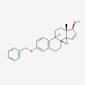 B1146256 15,16-Dehydro Estradiol 3-Benzyl Ether CAS No. 690996-26-0