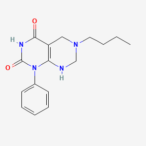 6-butyl-2-hydroxy-1-phenyl-5,6,7,8-tetrahydropyrimido[4,5-d]pyrimidin-4(1H)-one