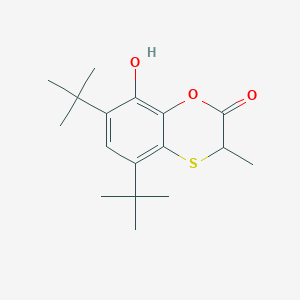 5,7-Di-tert-butyl-8-hydroxy-3-methyl-3H-1,4-benzoxathiin-2-one