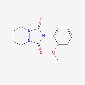 2-(2-methoxyphenyl)tetrahydro-1H-[1,2,4]triazolo[1,2-a]pyridazine-1,3(2H)-dione