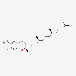 molecular formula C₂₉H₅₀O₂ B1146286 (-)-α-生育酚 CAS No. 1411583-24-8