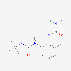 1-(2-[(Tert-butylcarbamoyl)amino]-6-methylphenyl)-3-ethylurea