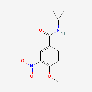 N-cyclopropyl-4-methoxy-3-nitrobenzamide