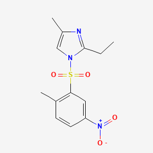 2-ethyl-4-methyl-1-(2-methyl-5-nitrobenzenesulfonyl)-1H-imidazole