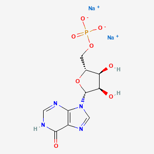 molecular formula C₁₀H₁₁N₄Na₂O₈P B1146310 5'-肌苷二钠 CAS No. 4691-65-0