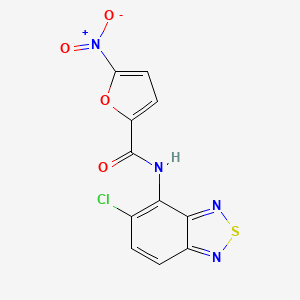 N-(5-chloro-2,1,3-benzothiadiazol-4-yl)-5-nitrofuran-2-carboxamide