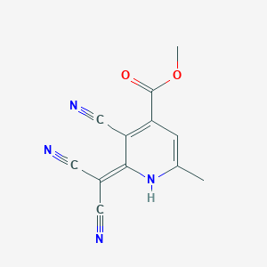 Methyl 3-cyano-2-(dicyanomethylidene)-6-methyl-1,2-dihydropyridine-4-carboxylate