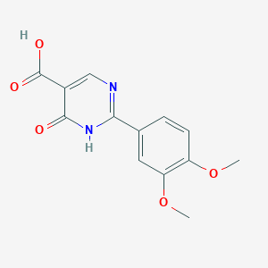 2-(3,4-Dimethoxyphenyl)-6-oxo-1,6-dihydropyrimidine-5-carboxylic acid