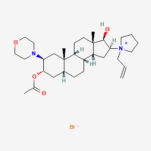 molecular formula C₃₂H₅₃BrN₂O₄ B1146331 3-乙酰基-17-去乙酰基罗库溴铵 CAS No. 1190105-63-5