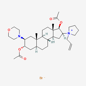 B1146332 3-Acetyl Rocuronium Bromide CAS No. 122483-73-2