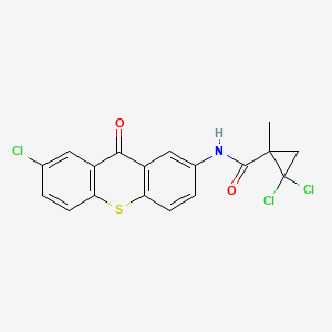 2,2-dichloro-N-(7-chloro-9-oxo-9H-thioxanthen-2-yl)-1-methylcyclopropanecarboxamide