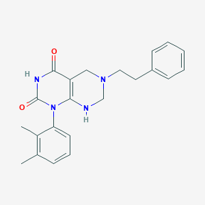 1-(2,3-dimethylphenyl)-2-hydroxy-6-(2-phenylethyl)-5,6,7,8-tetrahydropyrimido[4,5-d]pyrimidin-4(1H)-one