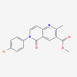 Methyl 6-(4-bromophenyl)-2-methyl-5-oxo-5,6-dihydro-1,6-naphthyridine-3-carboxylate