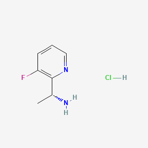 B1146348 (R)-1-(3-Fluororopyridin-2-yl)ethylamine Hydrochloride CAS No. 1311254-94-0