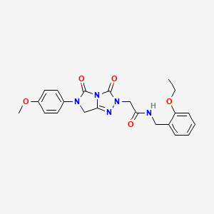 N-(2-ethoxybenzyl)-2-[6-(4-methoxyphenyl)-3,5-dioxo-6,7-dihydro-3H-imidazo[5,1-c][1,2,4]triazol-2(5H)-yl]acetamide