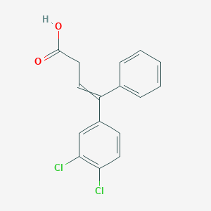 molecular formula C₁₆H₁₂Cl₂O₂ B1146363 4-(3,4-Dichlorophenyl)-4-phenylbut-3-enoic acid CAS No. 79560-17-1