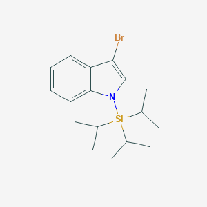 molecular formula C17H26BrNSi B114637 3-溴-1-(三异丙基甲硅烷基)吲哚 CAS No. 148249-36-9