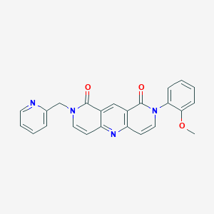 2-(2-methoxyphenyl)-8-(pyridin-2-ylmethyl)pyrido[4,3-b][1,6]naphthyridine-1,9(2H,8H)-dione