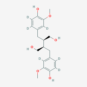 molecular formula C₂₀H₂₀D₆O₆ B1146379 rac Secoisolariciresinol-d6 CAS No. 1346603-90-4