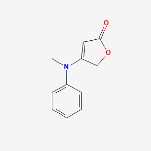 4-[Methyl(phenyl)amino]-5H-furan-2-one