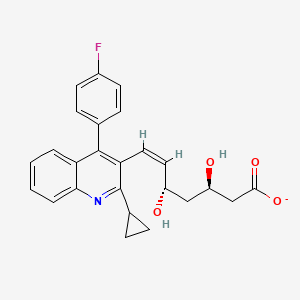 molecular formula C25H23FNO4- B1146404 (Z)-匹伐他汀钙盐 CAS No. 1159588-21-2