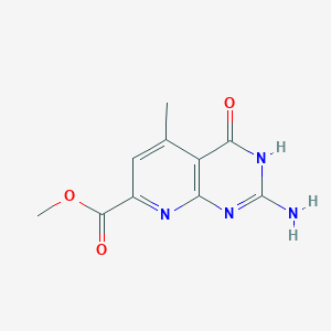 Methyl 2-amino-5-methyl-4-oxo-3H-pyrido[2,3-d]pyrimidine-7-carboxylate