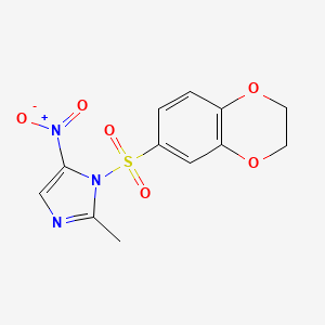 1-(2,3-Dihydro-benzo[1,4]dioxine-6-sulfonyl)-2-methyl-5-nitro-1H-imidazole